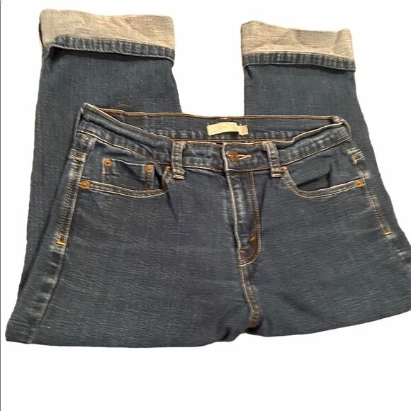 Levi’s Cuffed Capris Size 6 Jean - Picture 1 of 10
